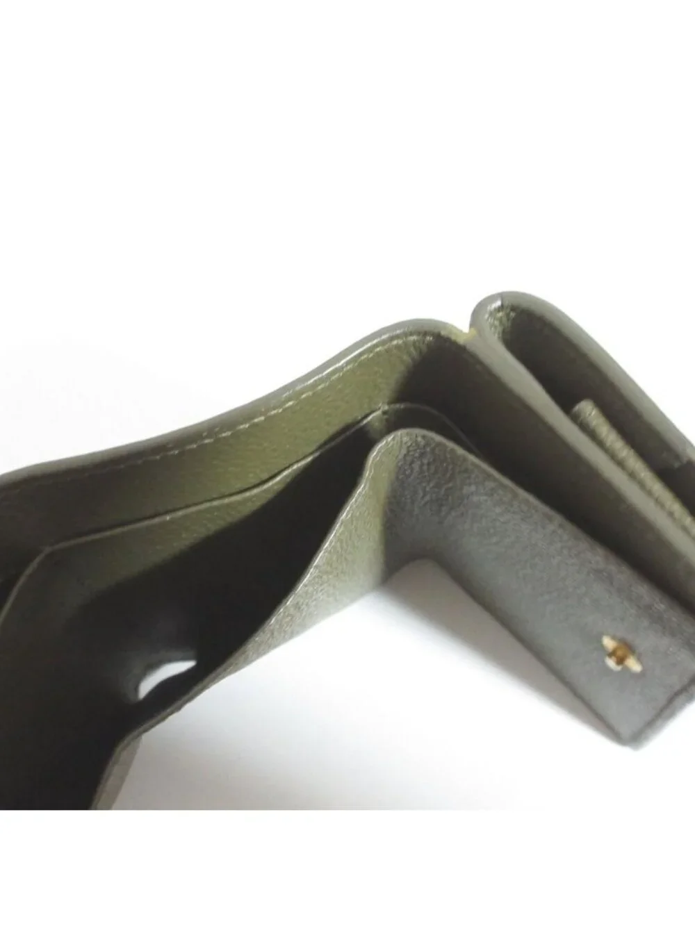 Saint Laurent Paris YSL Khaki LadySecond Wallet - Picture 7 of 10